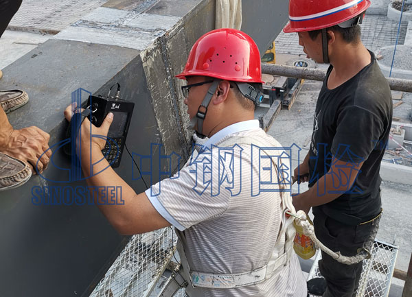 焊縫檢測(cè)現(xiàn)場(chǎng)