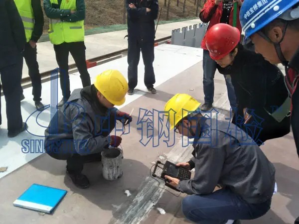 焊縫探傷現場檢測