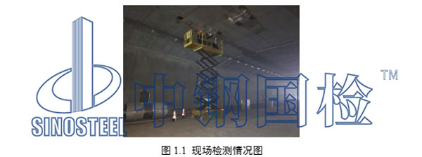 隧道風機拉拔試驗檢測現場
