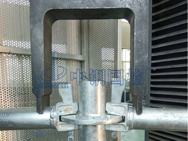 鋼管腳手架扣件力學實驗中