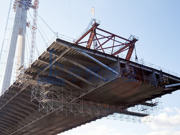 鋼箱梁焊縫探傷檢測現場