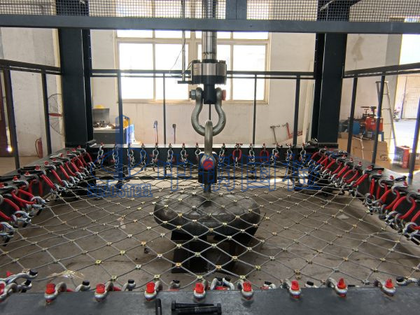 主動防護網頂破力檢測