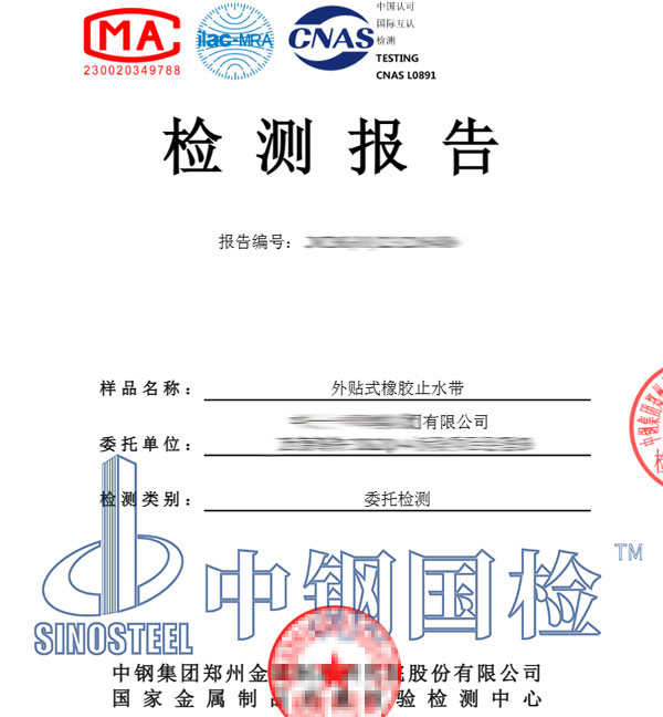 橡膠檢測報告圖片