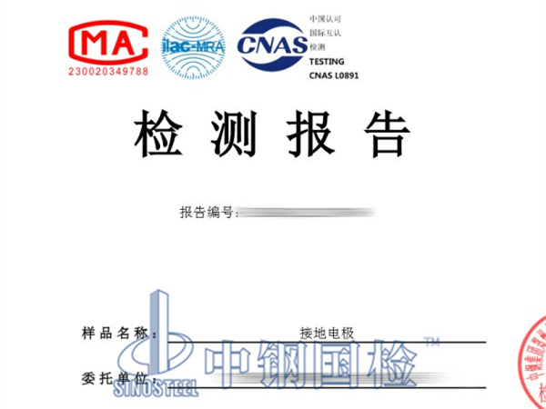 接地電極檢測報告