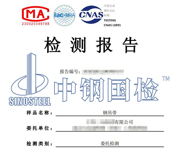 吊具探傷檢測報告