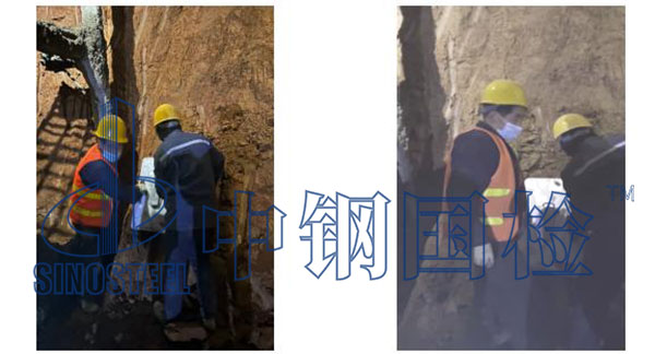 超前地質預報檢測現場