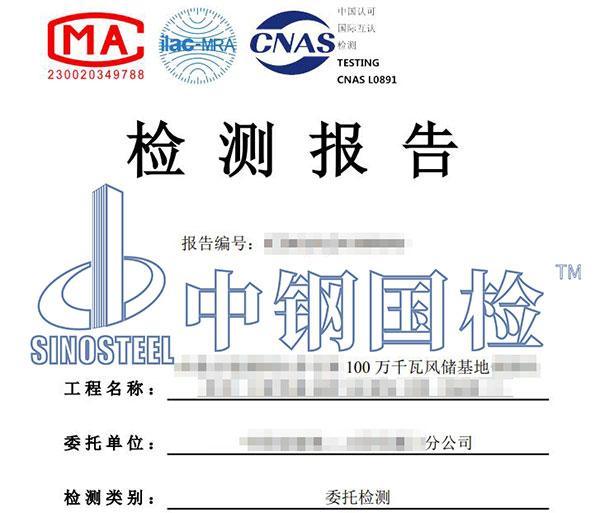 風電項目檢測報告